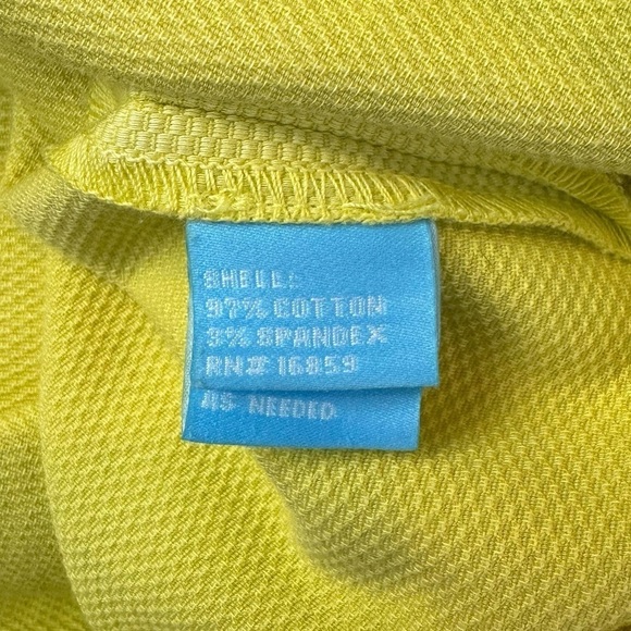 J. McLaughlin Collared Sleeveless Belted‎ Shirt Dress in Optic Yellow Size 4 - Picture 4 of 4